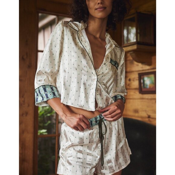 🎉LAST CHANCE🎉 FREE PEOPLE Pillow Talk PJ Set / Harbor Combo - Picture 7 of 9